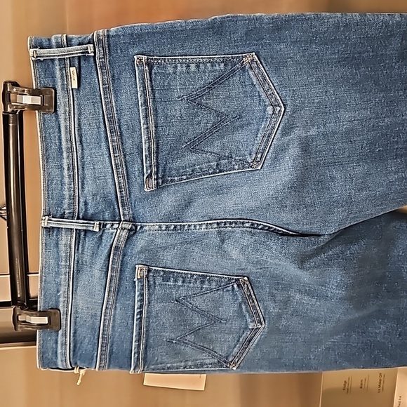 💕MOTHER💕 The Insider Crop Step Fray Jeans ~ Work Hard Play Hard 33 NWT - Picture 10 of 16